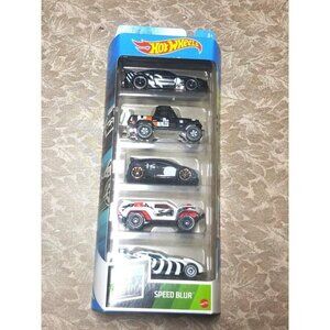 NEW HOT WHEELS SpeedBlur 5 Pack 2021 Mustang Jeepster Fiesta Crusher Leeway